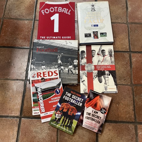 Collection football books - collection,