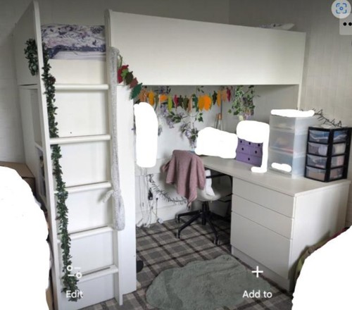 Ikea loft bunk bed with - loft,
