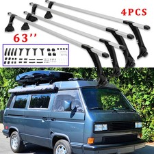 4PCS 63" Roof Rack Cross Top