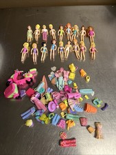 Vtg Polly Pocket 18 Dolls And