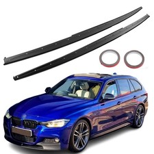 FOR BMW 3 SERIES F30 M SPORT PERFORMANCE SIDE SKIRTS EXTENSIONS BLADES GLOSS BLK