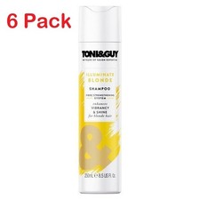 6 pack of Toni & Guy Illuminate Blonde Shampoo 250ml