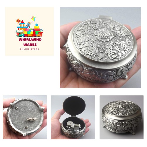 Antique round embossed jewelry - antique,