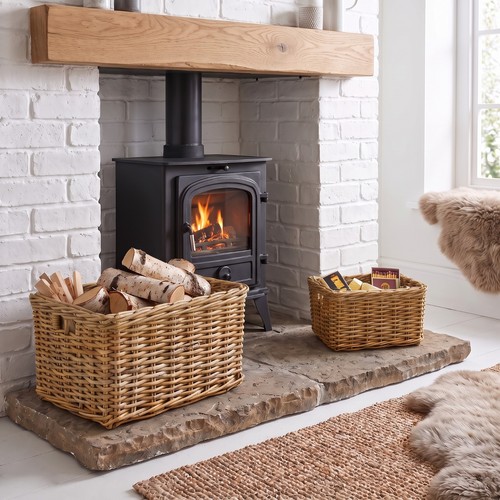 2pc firewood basket - basket, set