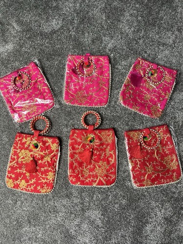 Indian embroidered handbag - x6,