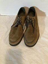 Vintage Brunswick Mens Brown Bowling Shoes Retro Lace Up