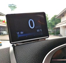 Car OBD OBD2 Gauge Computer Speedometer Consumption meter Temperature Gauge