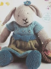 DK knitting pattern Easter Bunny  43cm tall  (128)
