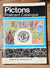 PICTONS POSTCARD CATALOGUE BY M. R. HEWLETT 1977. INTERNATIONAL POSTCARD MARKET