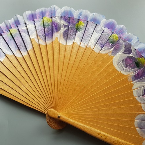 Vintage spanish hand fan - vintage,