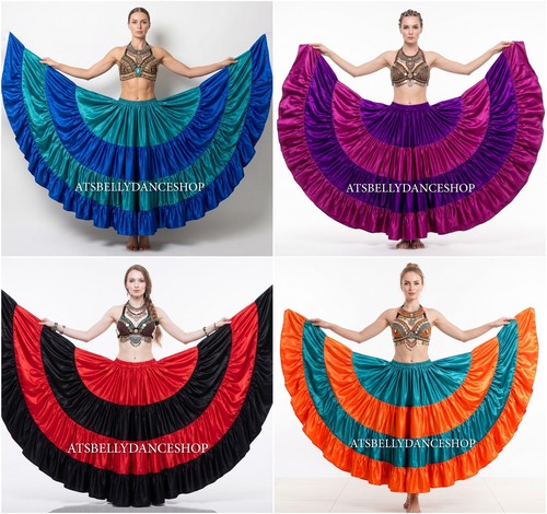 Satin yard skirt tiered - 25,