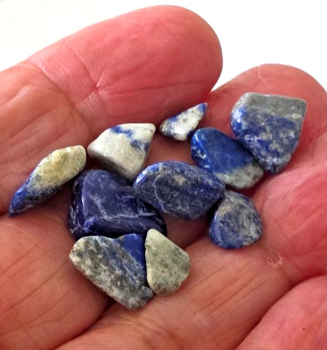 10pcs natural lapis lazuli - 10pcs,