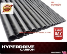 Carbon Fiber Tube Matte Twill 3k 8mm to 50mm OD  500mm Length UK supplier