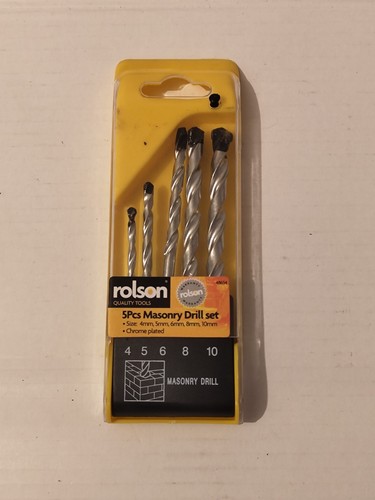 Rolson 5pc masonry drill - 5pc,