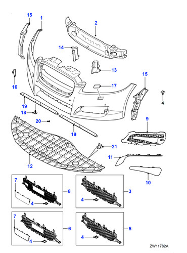 Jaguar bumper blade 2 - jaguar, 4.2