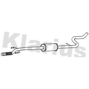 Klarius centre pipe silencer - &,