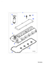Jaguar Genuine Camshaft Cover