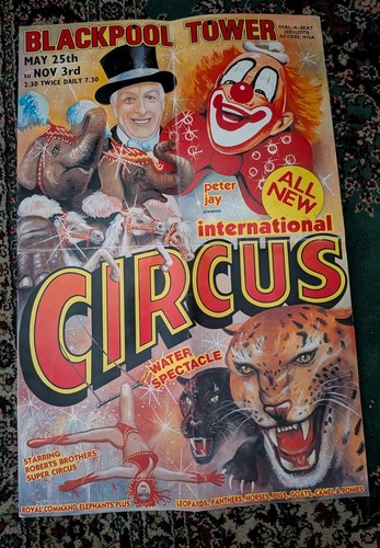 Circus poster clowns - circus,