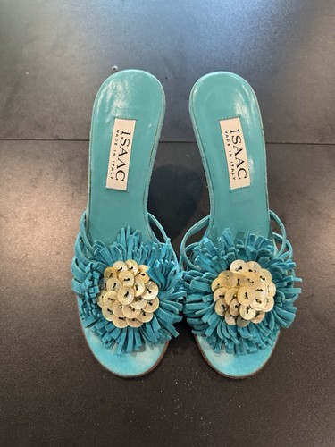 Vntg isaac mizrahi - isaac, turquoise
