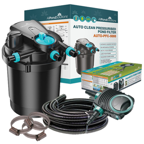 Auto cleaning pressurised koi - cleaning,
