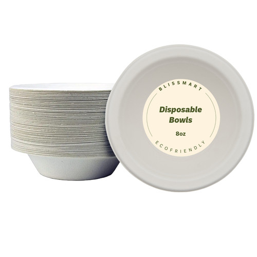 Disposable party bowls bagasse - bowls,