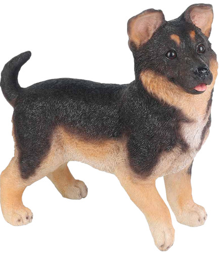 German shepherd ornament resin - german,