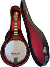 George Formby 4 String Banjo with Case