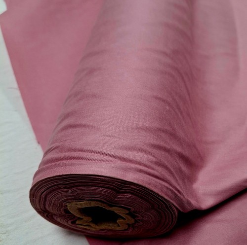 Blush pink cotton satin - pink,