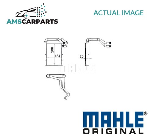 Heater radiator exchanger lhd - radiator,