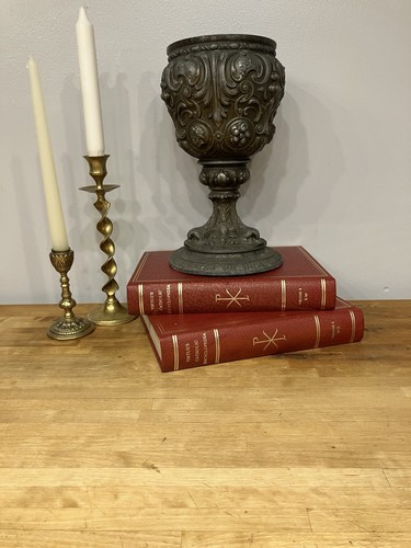 Antique cast iron spelter - antique,