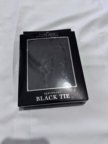 Men black tie silk - black,
