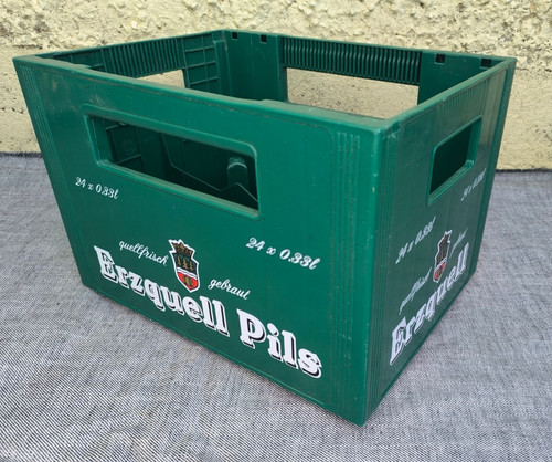 German erzquell pils plastic - german,
