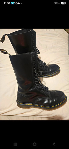 Martens black leather - dr.,