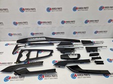 Audi A4 B9 2016-2025 Avant S Line Gloss Black Interior Dash Door Trim Set RHD