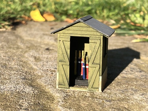 Signal mans hut - signal, with
