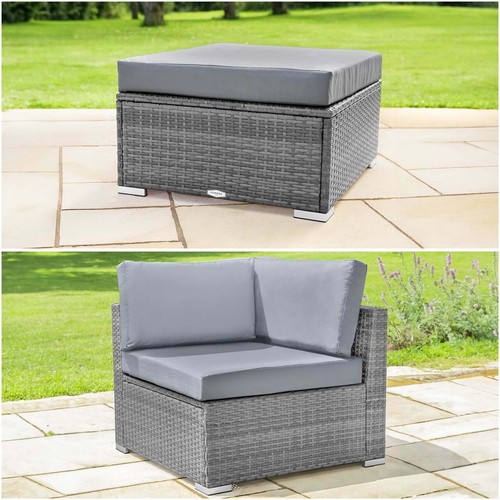 Harrier rattan garden sofa - harrier,