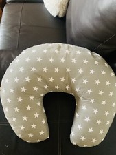 Breast Feeding Nursing Pillow Baby Maternity - Grey with Stars