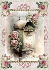 Vintage Shabby Chic Mail Box
