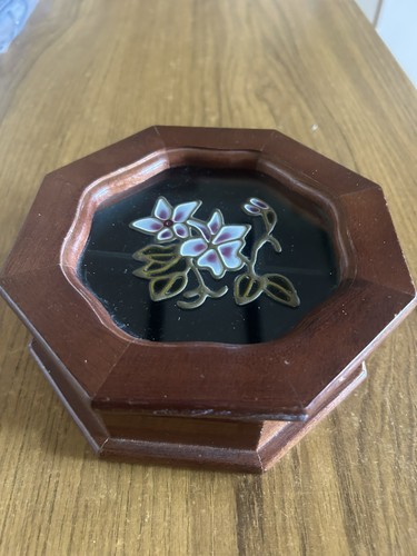 Vintage mele octagonal - mele, floral