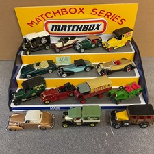 Matchbox Models Of yesteryear. Job Lot of 14 vans/cars, Lesney moy, No boxes