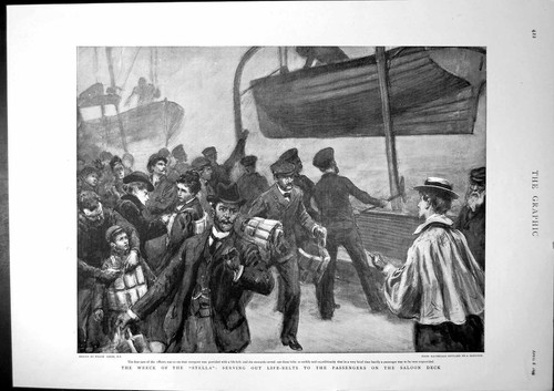 Old print wreck - stella, serving