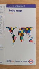 2006 Jun 'Global' Yinka Shonibare London Underground Tube Map Mint Condition