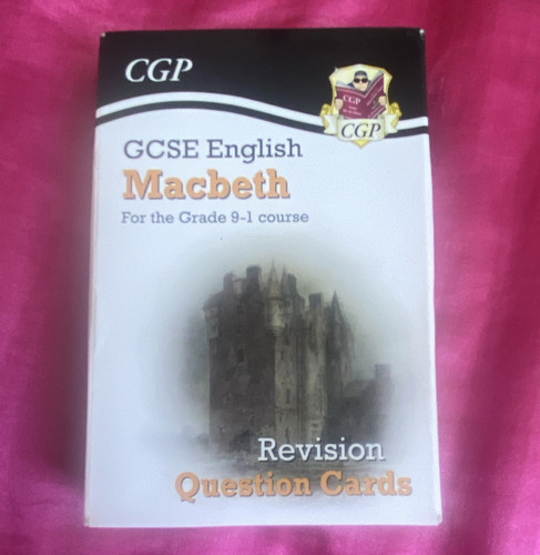 Cgp gcse english macbeth - english,