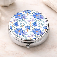 Round Metal Pill Box - 3