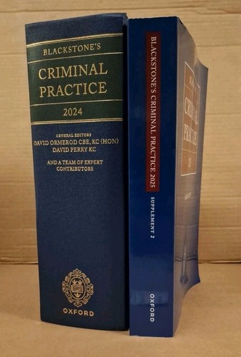 Blackstone criminal practice - criminal,