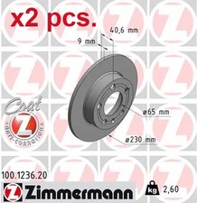 X2 PCS REAR BRAKE DISC ROTOS