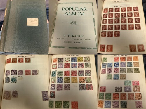 Popular stamp album with - album, good