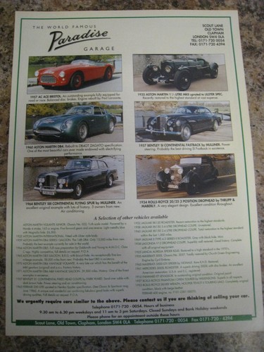 Paradise garage bentley - bentley, ac