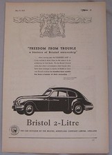 1951 Bristol 2-litre Original advert No.2