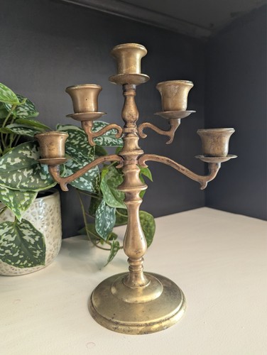 Vintage brass arm - brass, candelabra